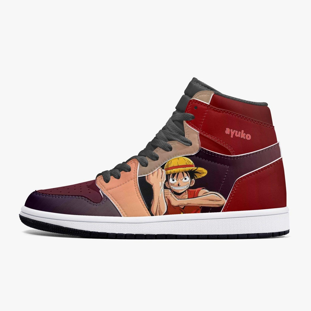 One Piece Luffy JD1 Mid Anime Shoes _ One Piece _ Ayuko