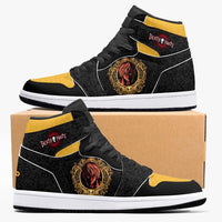Thumbnail for Death Note Light Yagami Yellow Black JD1 Mid Anime Shoes _ Death Note _ Ayuko
