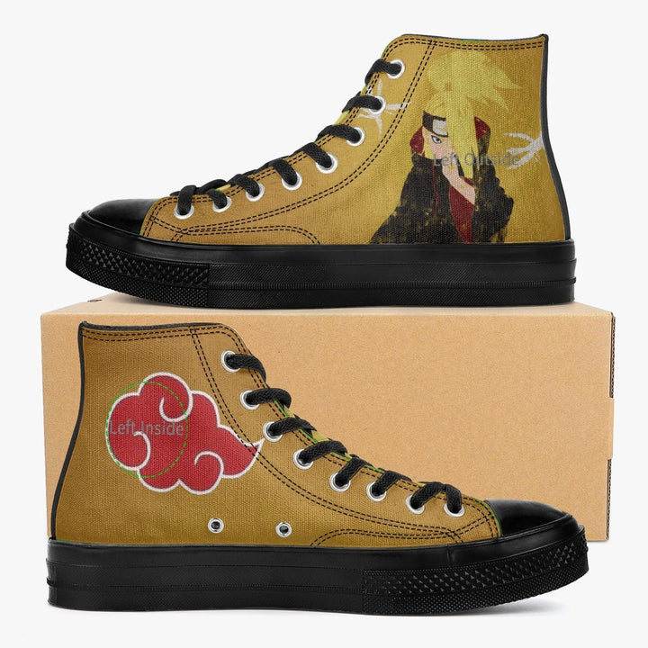 Naruto Shippuden Deidara A-Star High Anime Shoes _ Naruto _ Ayuko