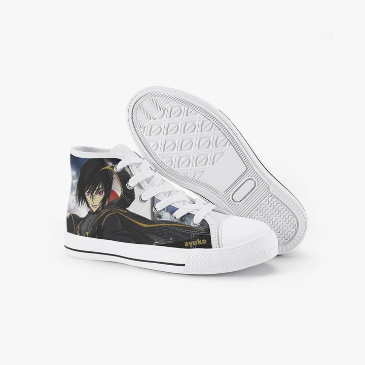 Code Geass Lelouch vi Britannia Kids A-Star High Anime Shoes _ Code Geass _ Ayuko