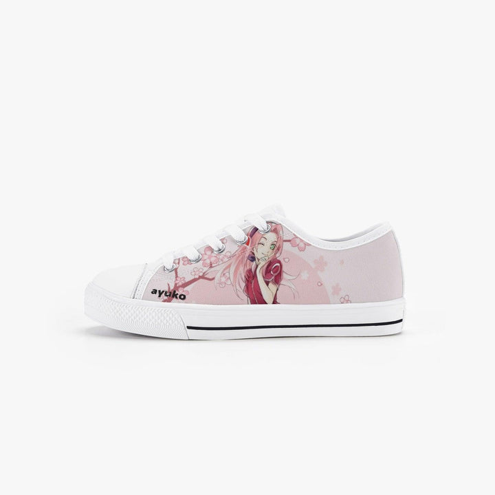 Naruto Shippuden Sakura Kids A-Star Low Anime Shoes _ Naruto _ Ayuko