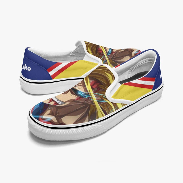 My Hero Academia All Might Slip Ons Anime Shoes _ My Hero Academia _ Ayuko