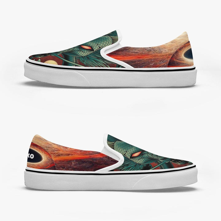 Dragon Ball Z Shenron Slip Ons Anime Shoes _ Dragon Ball Z _ Ayuko