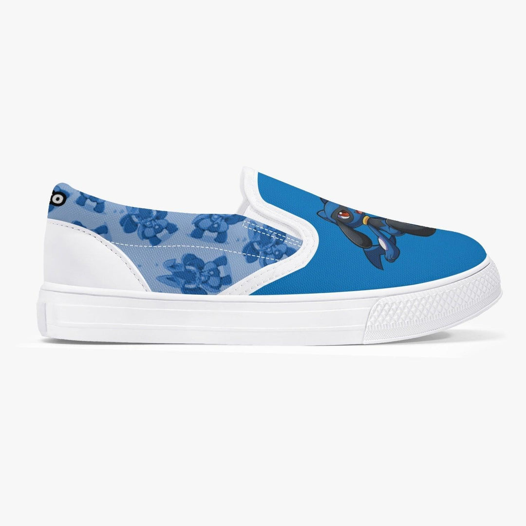 Pokemon Riolu Kids Slip Ons Anime Shoes _ Pokemon _ Ayuko