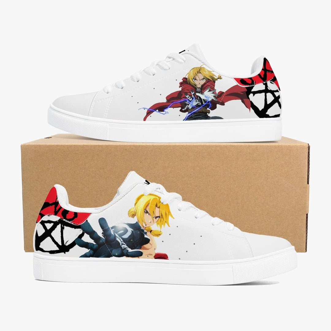 Fullmetal Alchemist Edward Low-Top Skate Anime Shoes _ Fullmetal Alchemist _ Ayuko