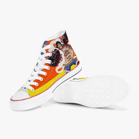 Thumbnail for One Piece Luffy Armament Haki A-Star High White Anime Shoes _ One Piece _ Ayuko