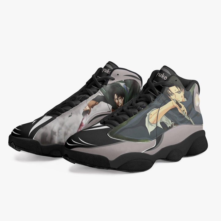 Attack On Titan Levi Ackerman JD13 Anime Shoes _ Attack On Titan _ Ayuko