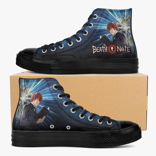 Death Note L Yagami A-Star High Anime Shoes _ Death Note _ Ayuko