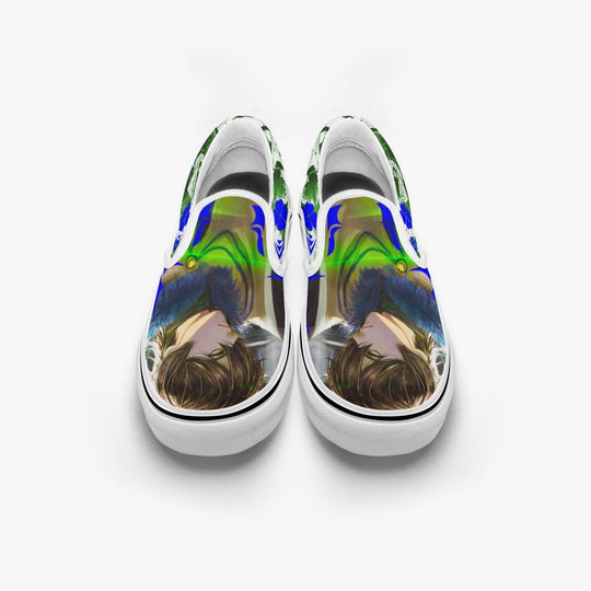 Black Clover Yuno Slip Ons Anime Shoes _ Black Clover _ Ayuko