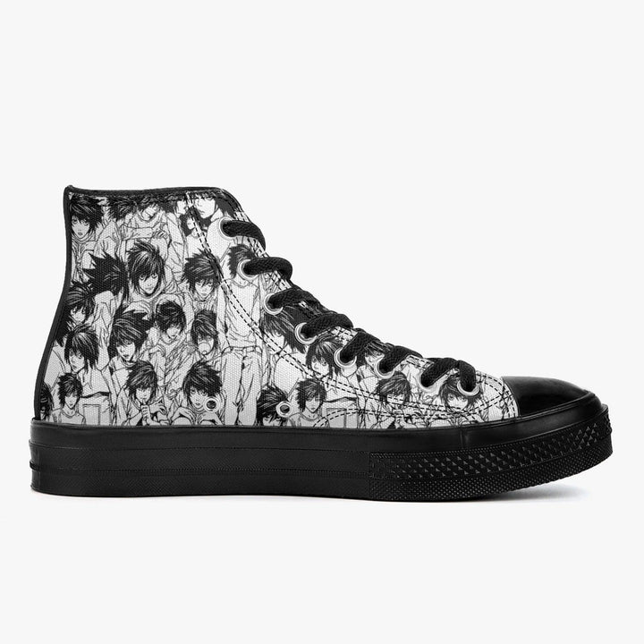 Death Note 'L' A-Star High Anime Shoes _ Death Note _ Ayuko