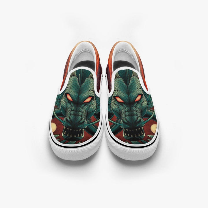 Dragon Ball Z Shenron Slip Ons Anime Shoes _ Dragon Ball Z _ Ayuko