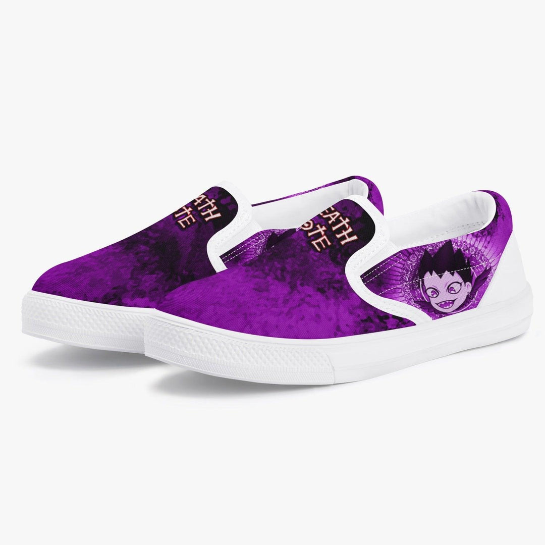 Death Note Ryuk Purple Kids Slip Ons Anime Shoes _ Death Note _ Ayuko