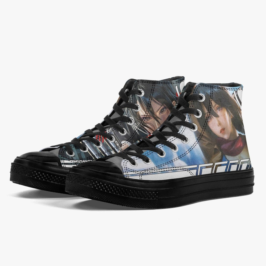 Attack On Titan Mikasa Ackerman A-Star High Anime Shoes _ Attack On Titan _ Ayuko