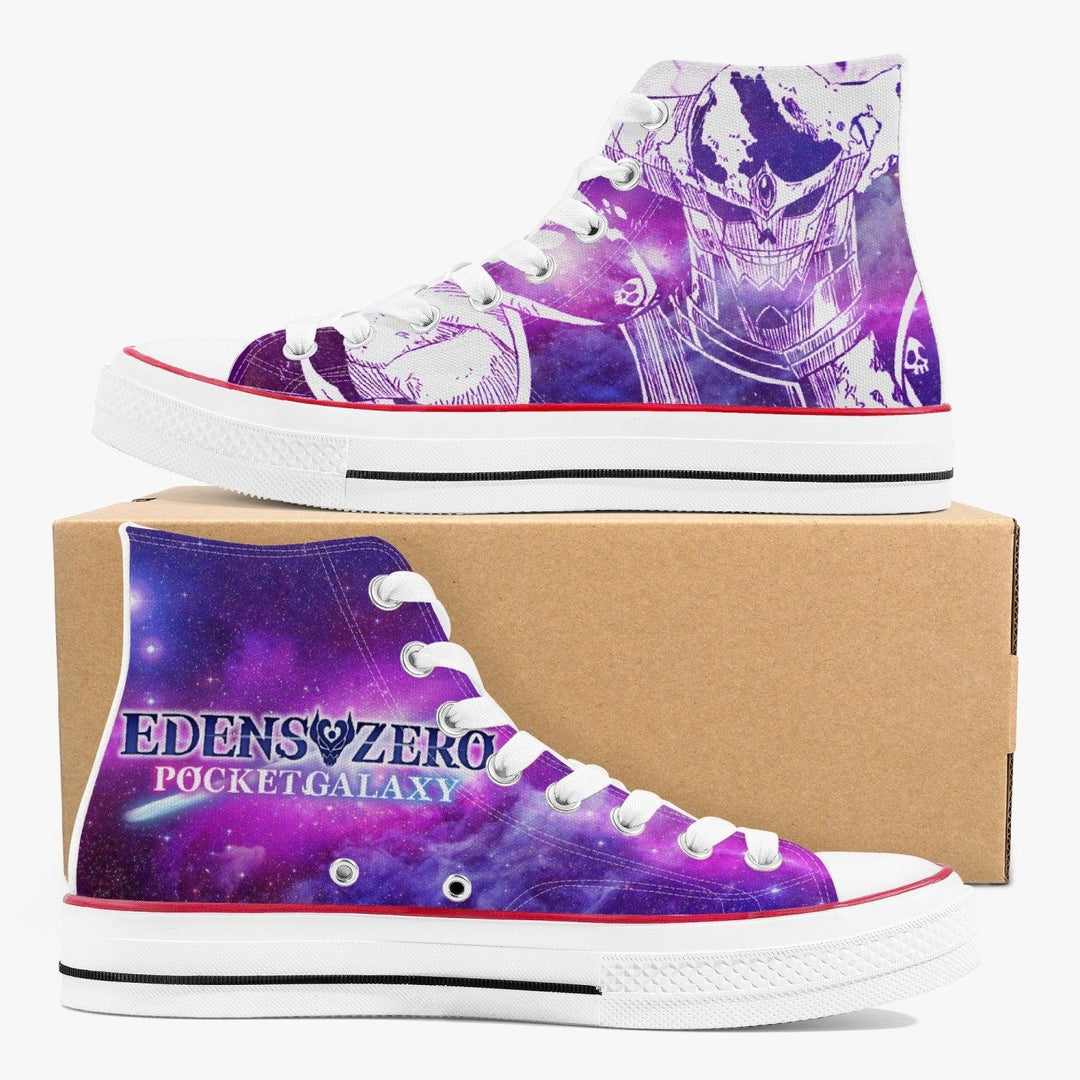 Edens Zero Ziggy A-Star High White Anime Shoes _ Edens Zero _ Ayuko