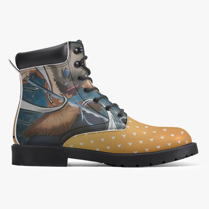 Demon Slayer Hashibira Inosuke Casual Leather Boots Anime Shoes _ Demon Slayer _ Ayuko