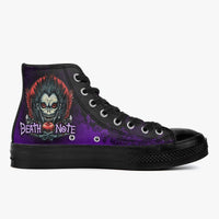 Thumbnail for Death Note Ryuk Purple Black A-Star High Anime Shoes _ Death Note _ Ayuko