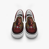 Thumbnail for Death Note Light Yagami Deathnote Slip Ons Anime Shoes _ Death Note _ Ayuko