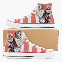 Thumbnail for One Piece Nico Robin A-Star High White Anime Shoes _ One Piece _ Ayuko