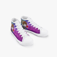 Thumbnail for Death Note Purple Kids A-Star High Anime Shoes _ Death Note _ Ayuko