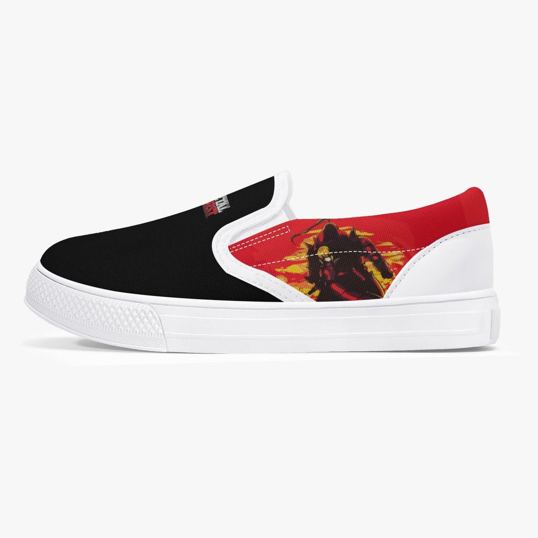 Fullmetal Alchemist Edward Kids Slip Ons Anime Shoes _ Fullmetal Alchemist _ Ayuko