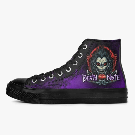 Death Note Ryuk Purple Black A-Star High Anime Shoes _ Death Note _ Ayuko