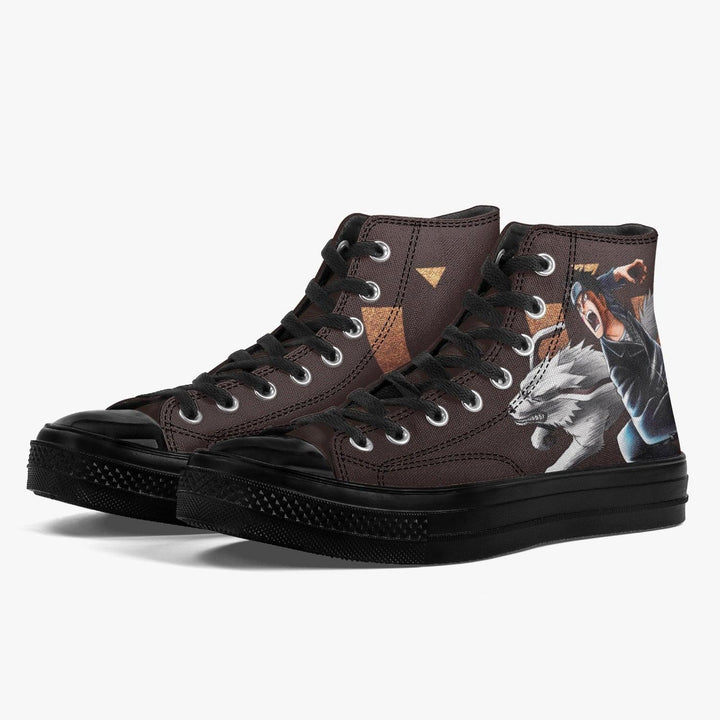 Naruto Shippuden Kiba A-Star High Anime Shoes _ Naruto _ Ayuko