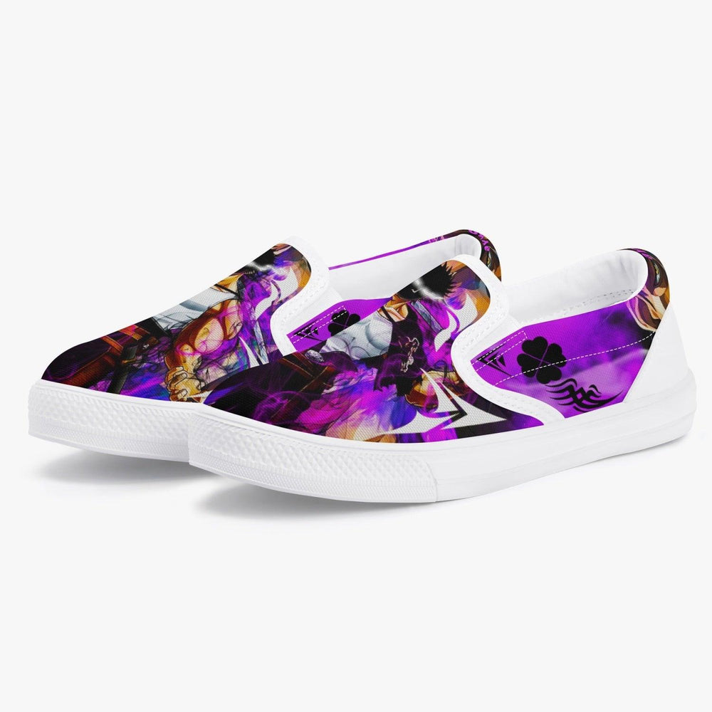 Black Clover Yami Sukehiro Kids Slip Ons Anime Shoes _ Black Clover _ Ayuko