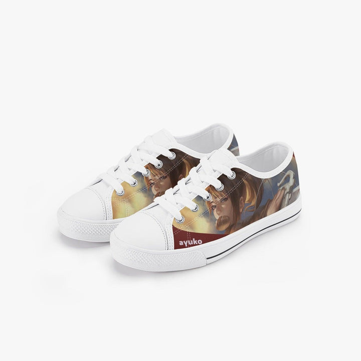 Attack On Titan Hange Zoe Kids A-Star Low Anime Shoes _ Attack On Titan _ Ayuko