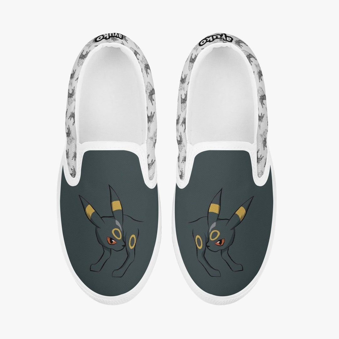 Pokemon Umbreon Kids Slip Ons Anime Shoes _ Pokemon _ Ayuko