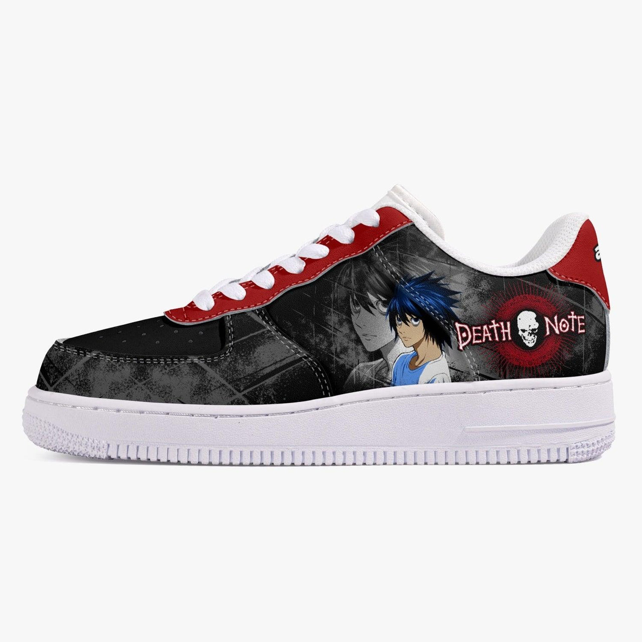 Death Note L Black Red AF1 Anime Shoes _ Death Note _ Ayuko