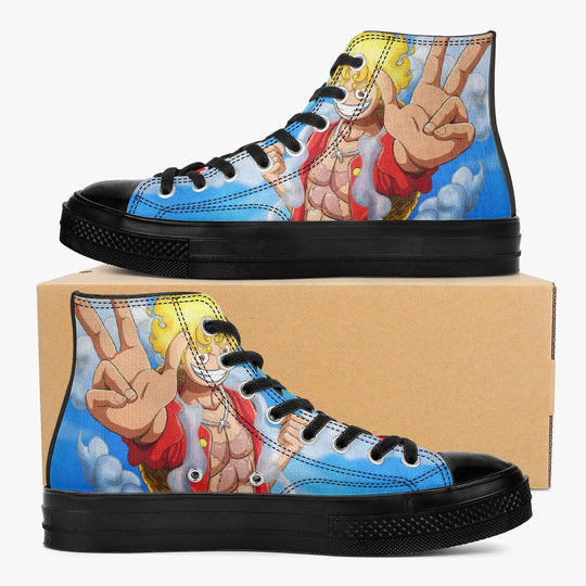 One Piece Luffy Gear 5 A-Star High Anime Shoes _ One Piece _ Ayuko