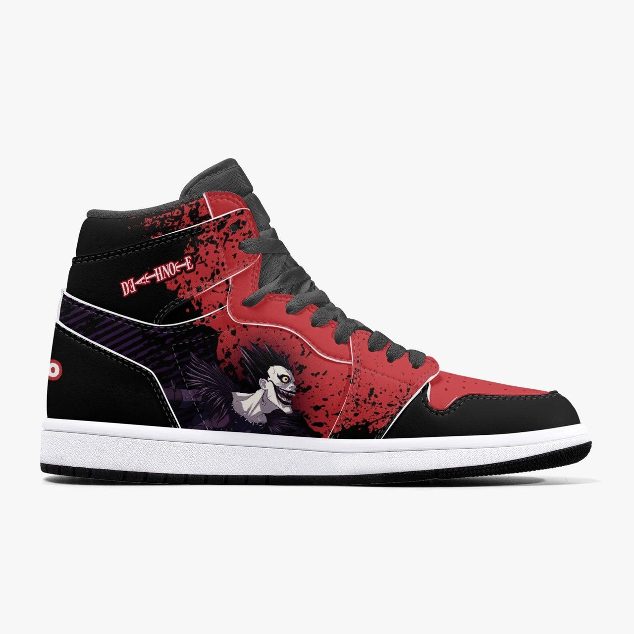 Death Note Ryuk Red-Black JD1 Mid Anime Shoes _ Death Note _ Ayuko