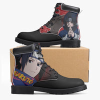 Thumbnail for Naruto Shippuden Sasuke Uchiha All-Season Anime Boots _ Naruto _ Ayuko