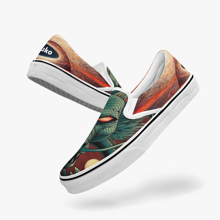 Dragon Ball Z Shenron Slip Ons Anime Shoes _ Dragon Ball Z _ Ayuko