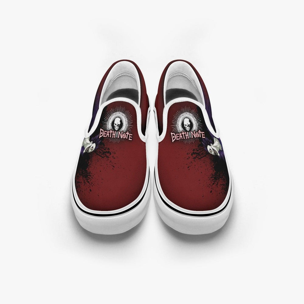 Death Note Ryuk Red Slip Ons Anime Shoes _ Death Note _ Ayuko