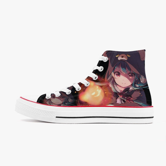 Kuma Kuma Kuma Bear Yuna A-Star High White Anime Shoes _ Kuma Kuma Kuma Bear _ Ayuko