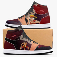 Thumbnail for One Piece Luffy JD1 Mid Anime Shoes _ One Piece _ Ayuko