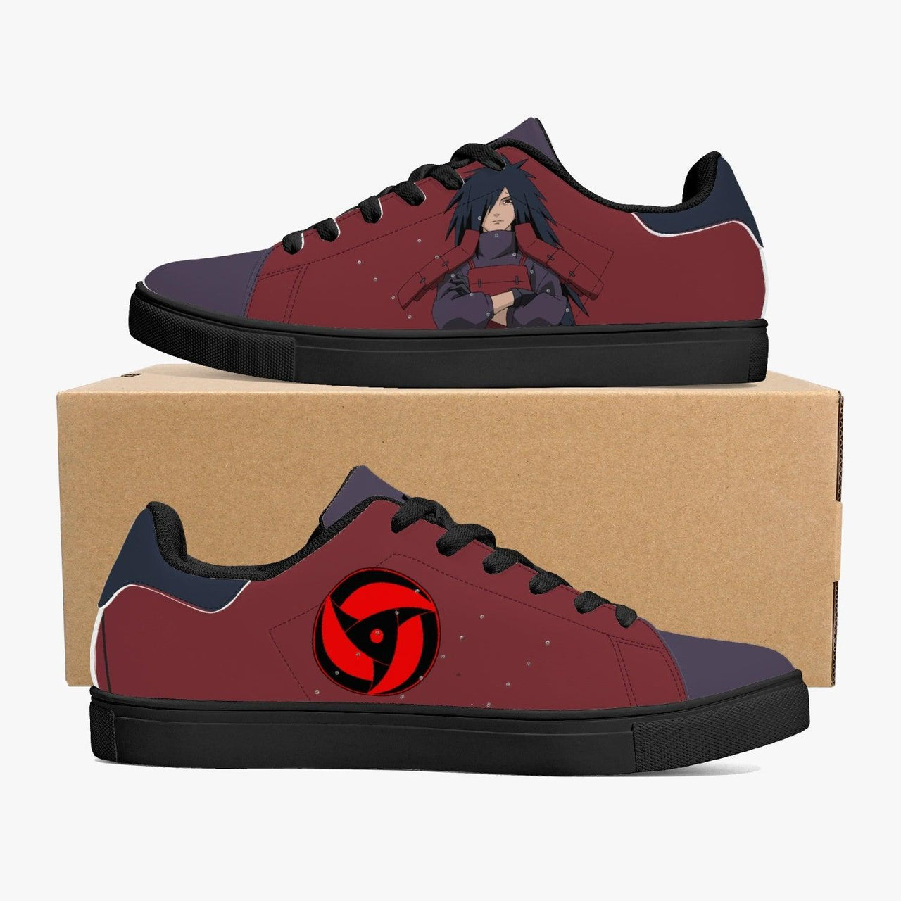 Naruto Shippuden Madara Skate Anime Shoes _ Naruto _ Ayuko