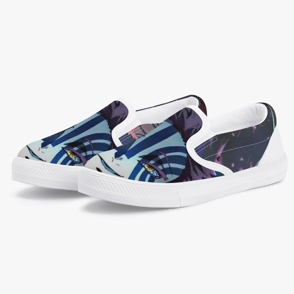 Demon Slayer Akaza Kids Slip Ons Anime Shoes _ Demon Slayer _ Ayuko