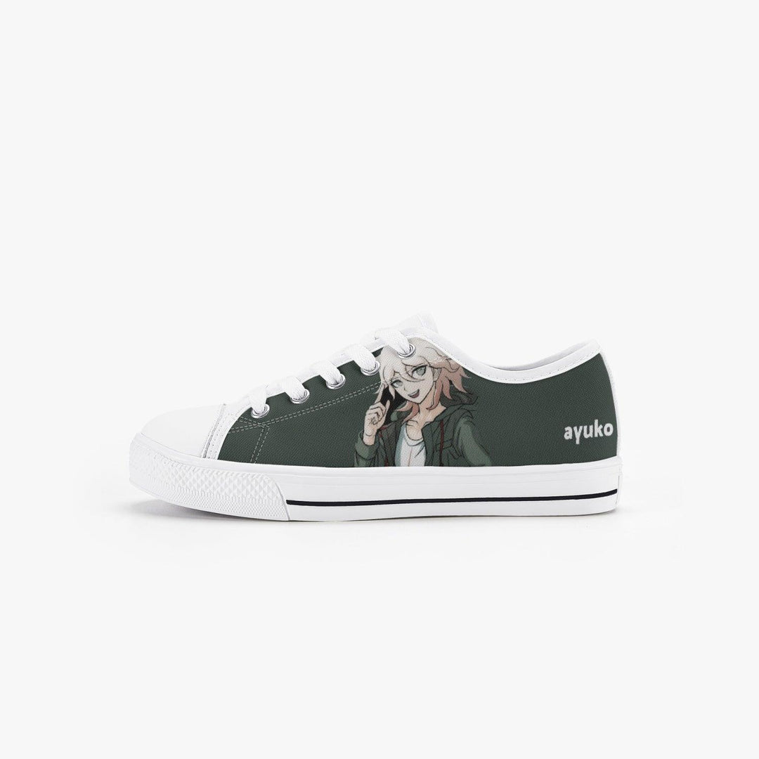 Danganronpa Nagito Komaeda Kids A-Star Low Anime Shoes _ Danganronpa _ Ayuko