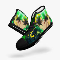 Thumbnail for Black Clover Yuno A-Star Mid Anime Shoes _ Black Clover _ Ayuko