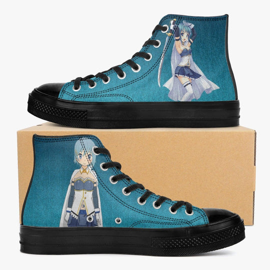 Madoka Magica Sayaka Miki A-Star High Anime Shoes _ Madoka Magica _ Ayuko