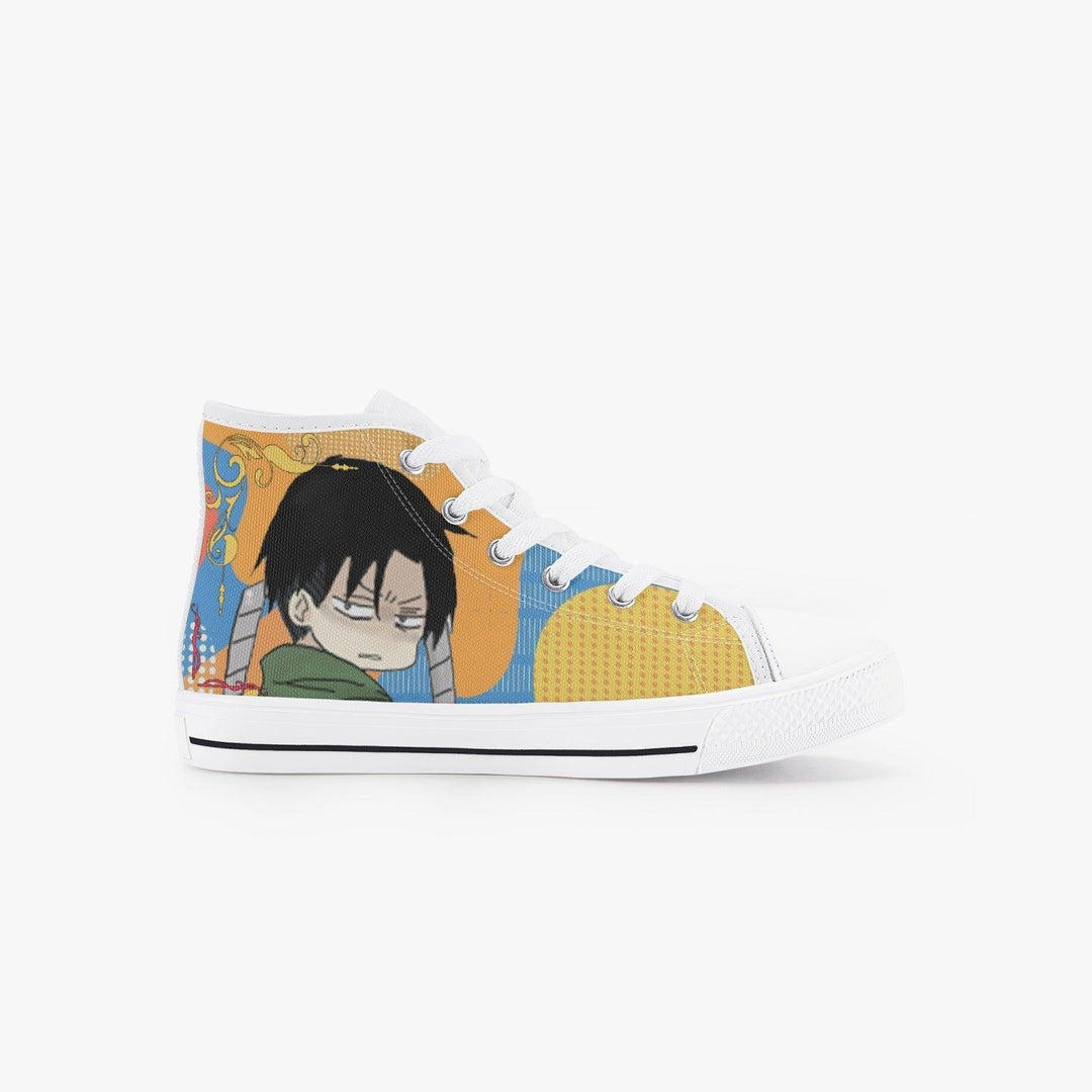 Attack On Titan Levi Ackerman Kids A-Star High Anime Shoes _ Attack On Titan _ Ayuko