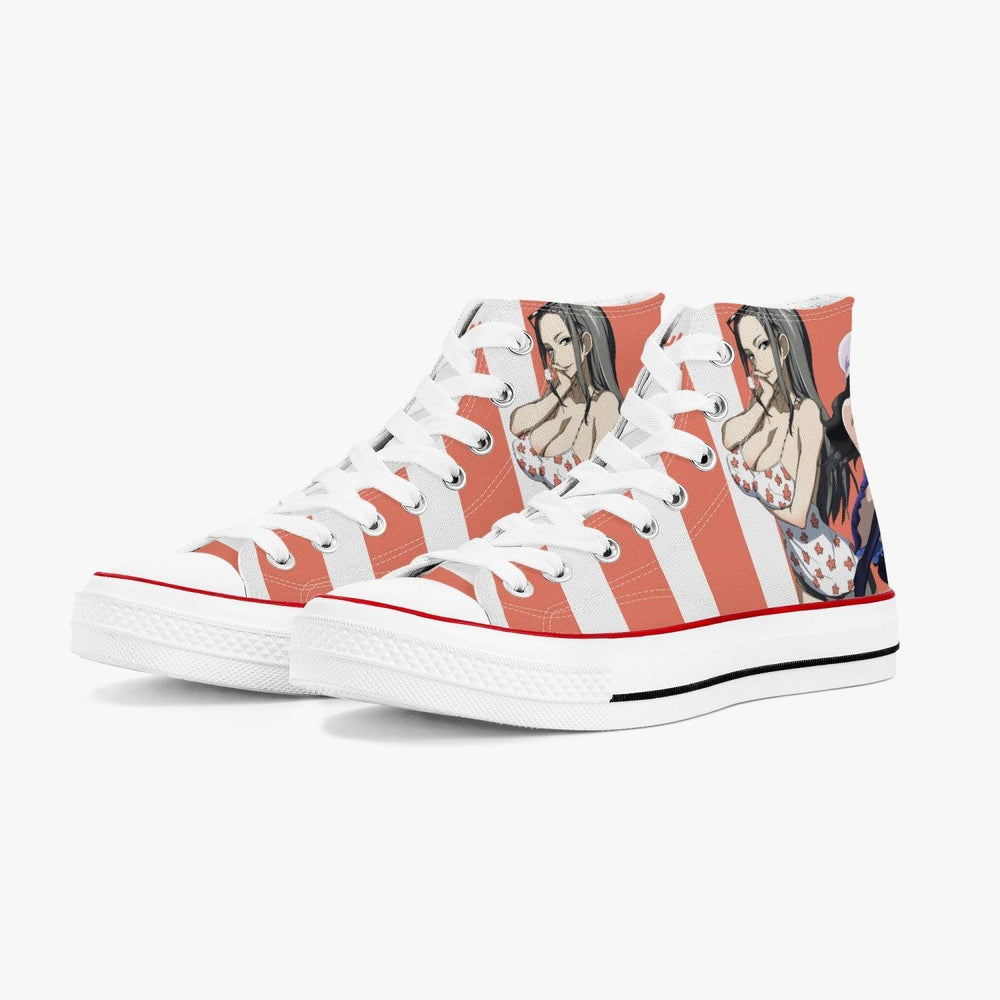 One Piece Nico Robin A-Star High White Anime Shoes _ One Piece _ Ayuko