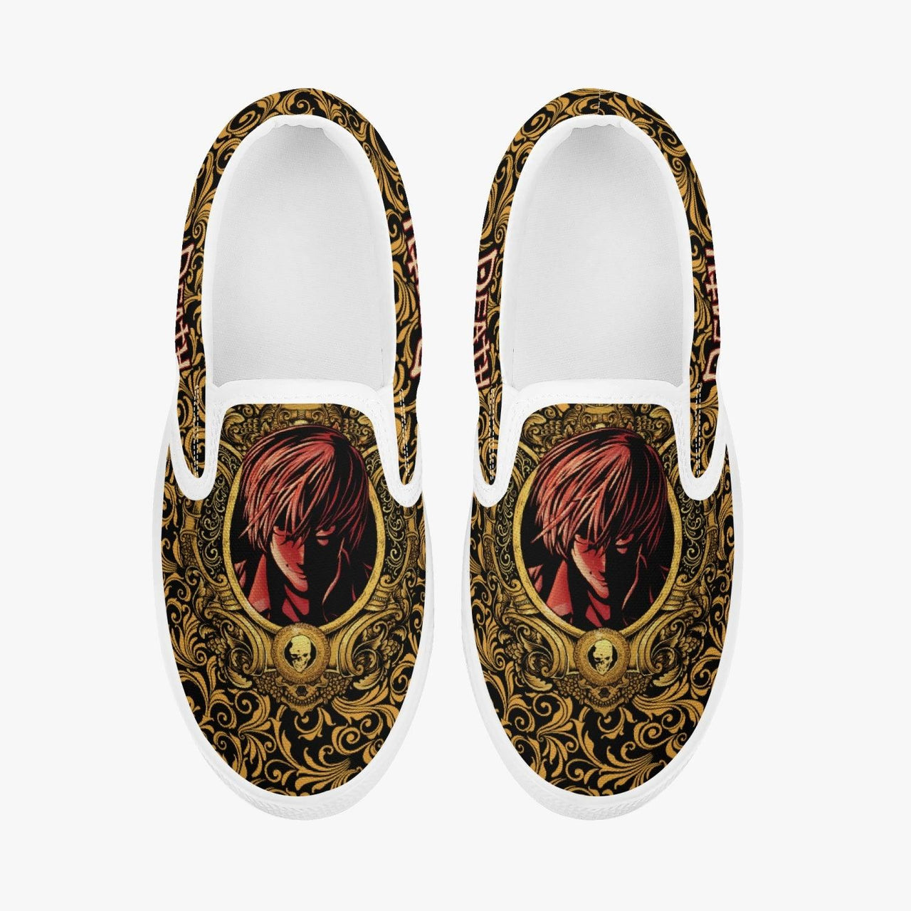Death Note Light Yagami Kids Slip Ons Anime Shoes _ Death Note _ Ayuko