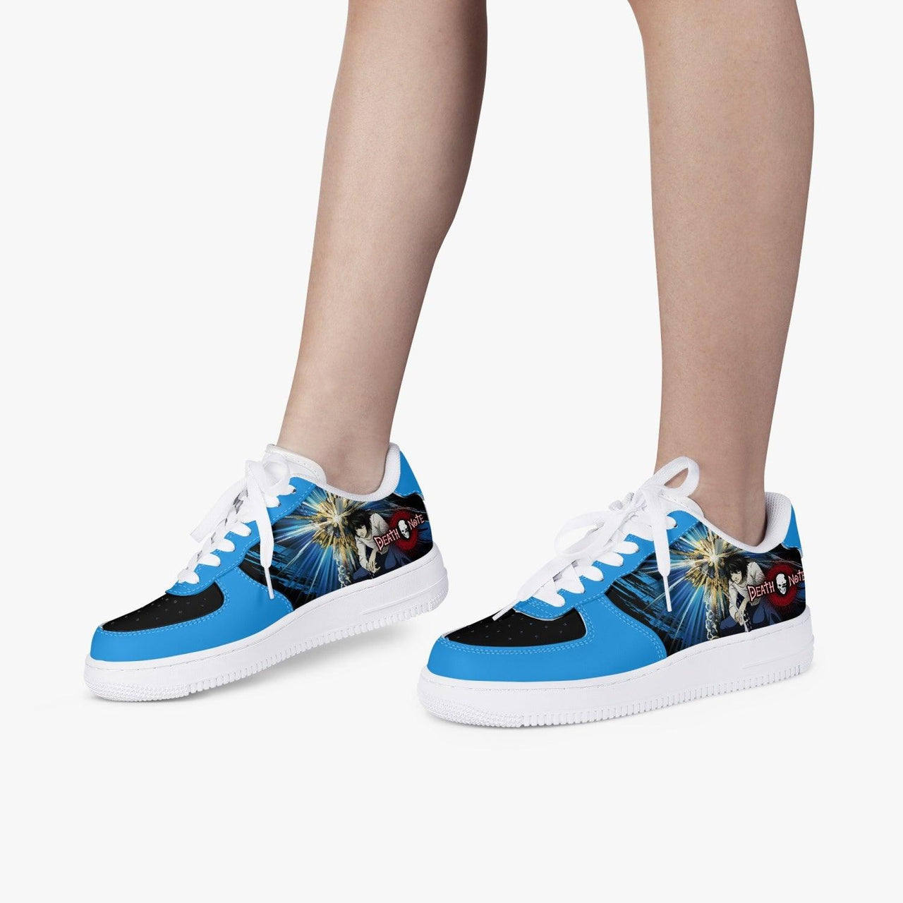 Death Note Blue Black AF1 Anime Shoes _ Death Note _ Ayuko
