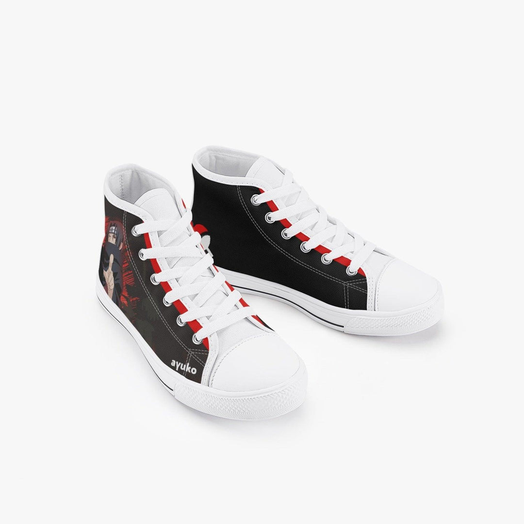 Naruto Shippuden Itachi Uchiha Kids A-Star High Anime Shoes _ Naruto _ Ayuko