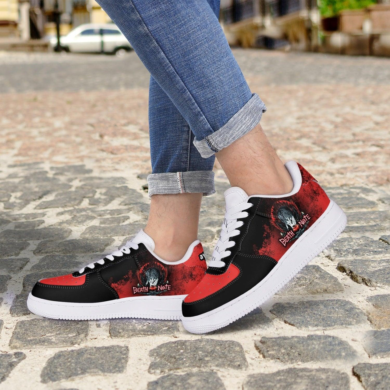 Death Note Red Black AF1 Anime Shoes _ Death Note _ Ayuko