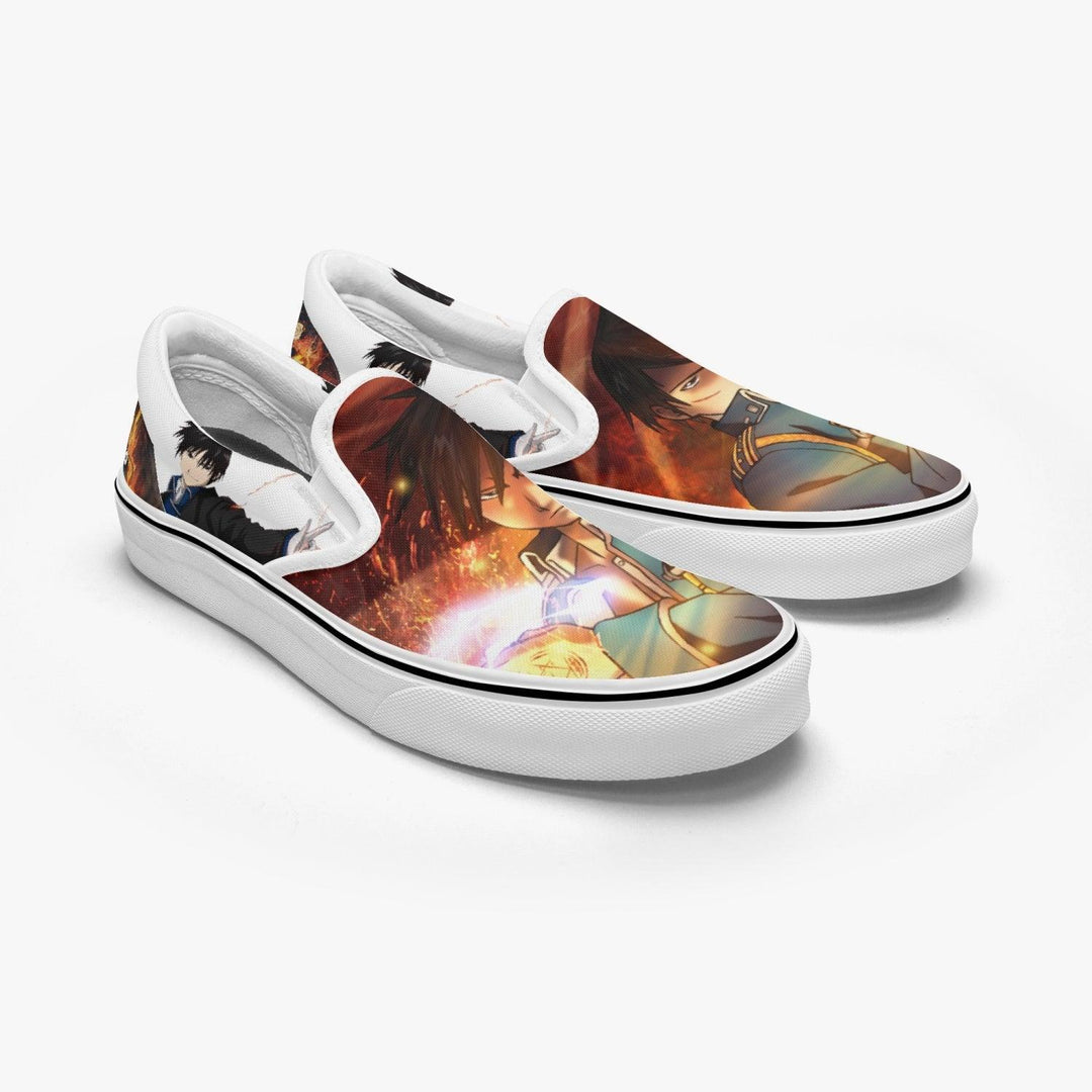 Fullmetal Alchemist Roy Slip Ons Anime Shoes _ Fullmetal Alchemist _ Ayuko