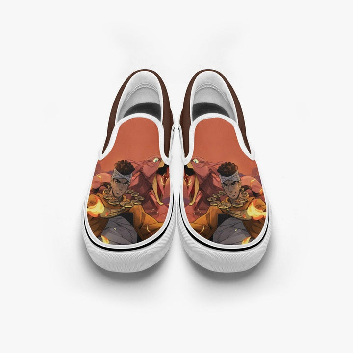 JoJo's Bizarre Adventure Mohammed Avdol Slip Ons Anime Shoes _ JoJo's Bizarre Adventure _ Ayuko